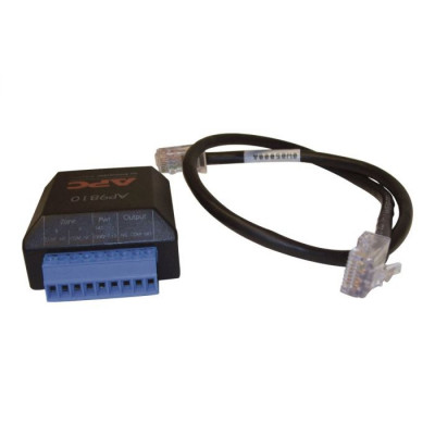 APC Dry Contact I/O Accessory - Network adapter kit - black - for P/N: SMX3000RMHV2UNC, SUA2200RMXLI3U, SUA3000I